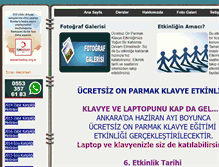 Tablet Screenshot of fklavyeninsirri.com